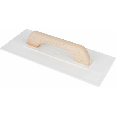 Hladítko plastové 400x170mm drevená rukoväť BAUPRO BB
