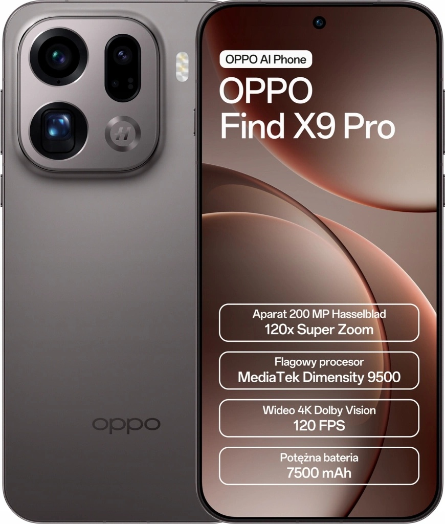 Oppo Find X9 Pro 16GB/512GB Titanium Charcoal od 24 990 Kč
