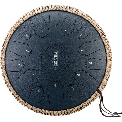 Hütermann Profesional Tongue drum 12' 30cm 15 tónů D-dur šedý s příslušenstvím