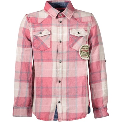 Guess jeans Детска риза с дълъг ръкав guess jeans, Размер 16a, Цвят Червено (l4yh03wga80_rol71i)