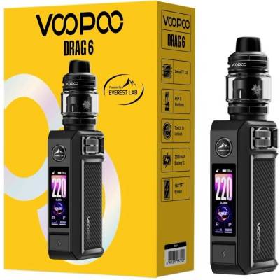 VooPoo Drag 6 Kit 4400 mAh Black