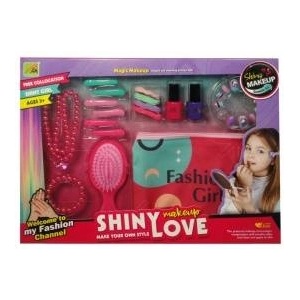 Swede Beauty set with a cosmetic bag and numerous accessories