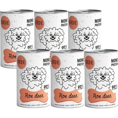 Pepe Mono Protein Srnčia 6 x 400 g