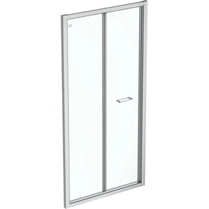 Ideal Standard Connect 2 - Сгъваеми врати за душ 85 см, сребристо-бляскаво/прозрачно стъкло K9286EO (K9286EO)
