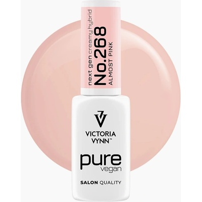 Victoria Vynn hybridní gel lak Pure Vegan Creamy Hybrid Almost pink 268 8 ml