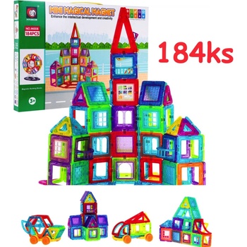 JOKO Sada Magnetické kocky 186 ks