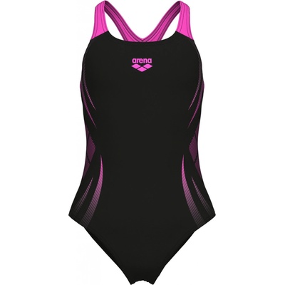 Arena Girl's Poseidonia Swimsuit Swim Pro Back dětské Jednodílné plavky Černá