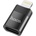 hoco. iPhone 14 Pro / 14 Plus / 14 HOCO UA17 адаптер Type-C гнездо - Lightning, данни и зареждане, ЧЕРЕН UA17_TYPE-C (UA17_TYPE-C)