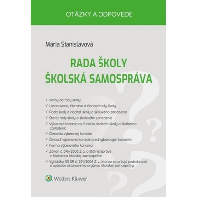 Rada školy Školská samospráva - Mária Stanislavová