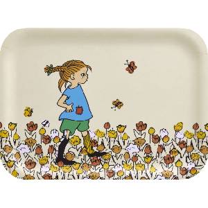Muurla Поднос за сервиране Muurla Пипи Дългото чорапче 'Be More Pippi' 20 x 27 см (2400-2720-80)