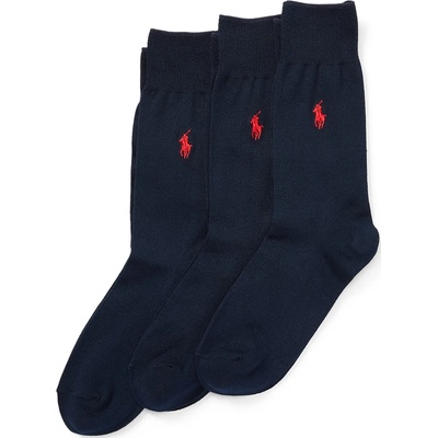 Ralph Lauren Чорапи Ralph Lauren 3 Pack Cotton Socks - Navy 004