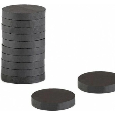 Magnet čierny 12ks 26mm, 5433