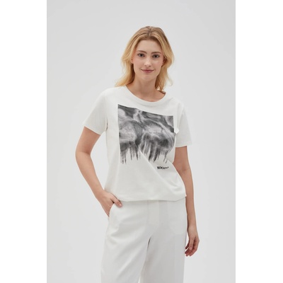 Moodo Дамска бяла тениска Moodo Moodo | Byal | ЖЕНИ | XS