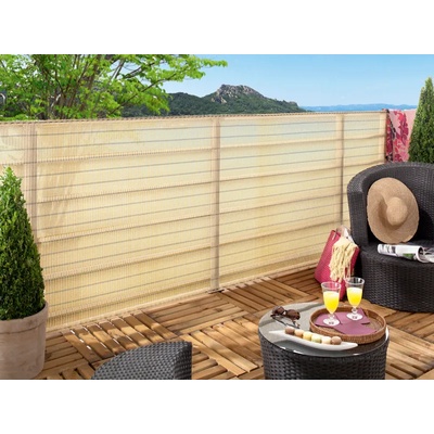 Nortene Havana 85% 1.5 х 5 м. Преграда за парапет Nortene 2007121 пясък
