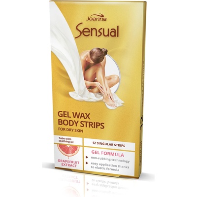 Joanna Sensual Grep depilační pásky tělo 12 ks