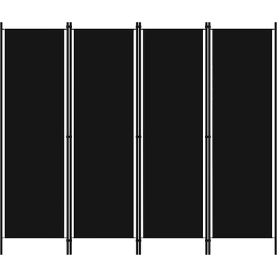 vidaXL Paraván 320722 černý 200 x 180 cm