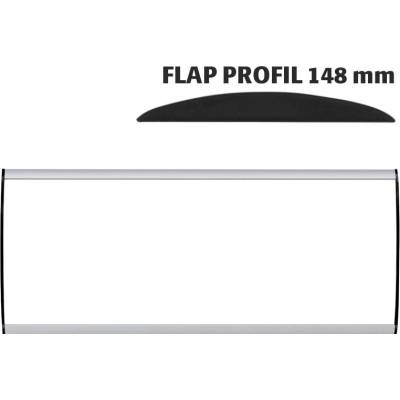 A-Z Reklama CZ Orientační nástěnná tabulka 148 × 400 mm - Flap Profil – kód UDS148NA40