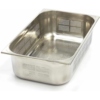 Maxima Gastronádoba 1/1 GN - Perforovaná - Hĺbka 15 cm - 53 x 32,5 cm - Nerezová oceľ
