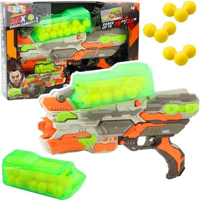 Wiky Pistole Bullet Storm s pěnovými míčky 35,4 cm