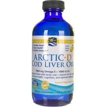 Nordic Naturals Arctic-D Cod liver oil olej z tresčích jater Lemon 237 ml