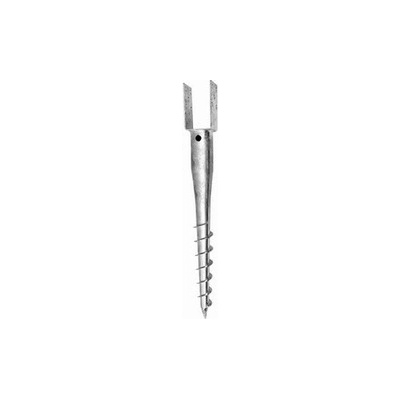 ZEMNÍ VRUT "U" 70X60X100MM/60CM TL. 4MM ZN LEVIOR