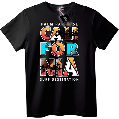 NOONEBRAND Тениска California Surf Рай - XL, Black