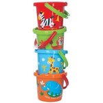 Bigjigs Toys - Пластмасова кофичка - Диви животни - Различни видове