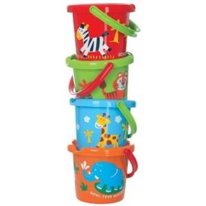 Bigjigs Toys - Пластмасова кофичка - Диви животни - Различни видове