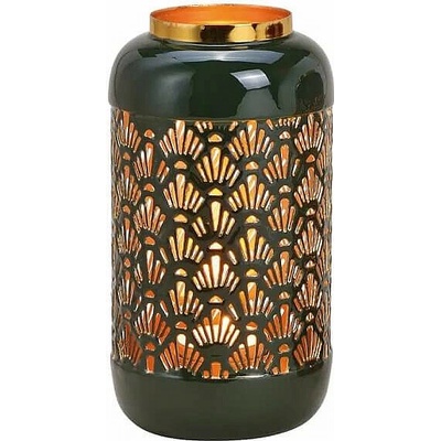 Nefertitis Svícen kovový Green Fans NF62158 - 9 x 17 cm