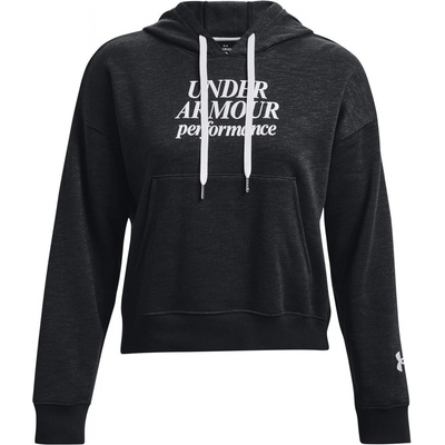 Under Armour mikina s kapucí Essential Script Hoodie-BLK 1374107-001