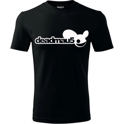 RAVE DJ tričko Dead mau5 bílá