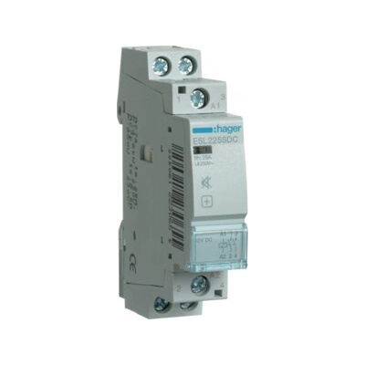 HAGER Stykač ESL225SDC 2S 25A 12VDC ESL225SDC