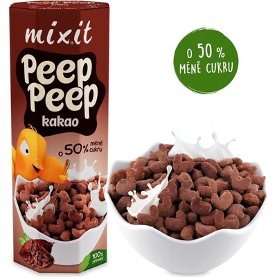 Mixit Cereálie Peep Peep - Kakao 280 g – Sleviste.cz