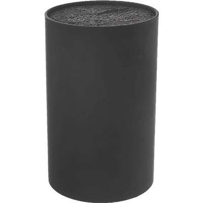 Stojan na nože so štetinami Orion Black, ⌀ 11 cm