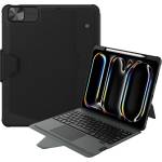Apple NILLKIN Bumper Combo Pro за iPad Pro 13 (2025/2024) Калъф с Bluetooth Клавиатура и Тъч ад - Черен