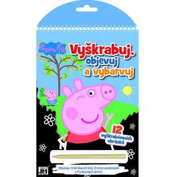 Vyškrabuj objavuj vyfarbuj Peppa Pig