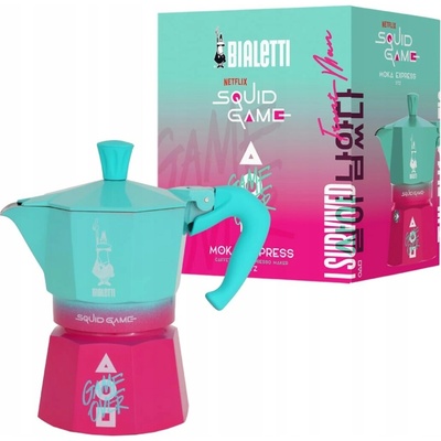 Bialetti Moka kanvička Moka Express Squid Game na 3 šálky