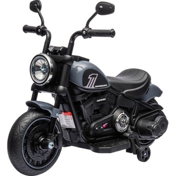 Mamido detská elektrická motorka Chopper Faster sivá