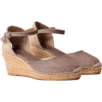 TONI PONS Caldes Wedge Espadrilles - Brown (Taupe)