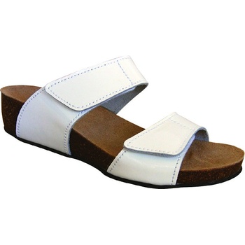 Protetika šľapky T 86 lesklá biela