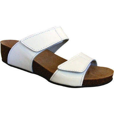 Protetika šľapky T 86 lesklá biela