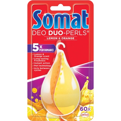 Somat Deo Duo Perls Lemon & Orange osvěžovač myčky 17 g – Zboží Mobilmania