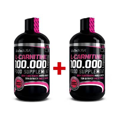 Akciový balíček BioTech USA - L-Carnitine 100.000 Liquid 2x 500ml