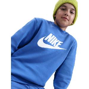 Nike Блуза k nsw club flc crew ls hbr (fd2992-411)