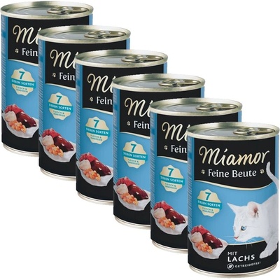 Miamor Feine Beute с сьомга 6 x 400 г