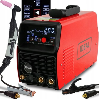 Ideal Praktik TIG 200 LED PULS HF 2T 4T Cold TIG