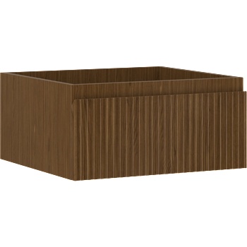 Mexen Rivel шкаф за баня под мивка 50 см, 1 чекмедже, релефен, орех - 91A20-05023-1-BF86 (91A20-05023-1-BF86)