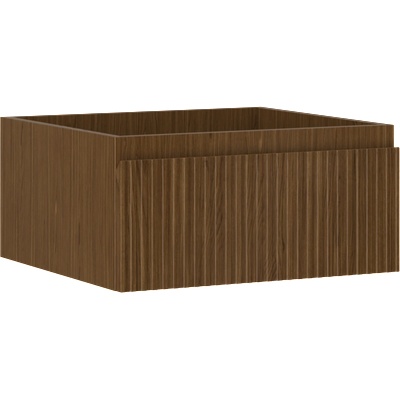 Mexen Rivel шкаф за баня под мивка 50 см, 1 чекмедже, релефен, орех - 91A20-05023-1-BF86 (91A20-05023-1-BF86)