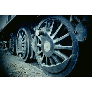 DIMEX ART Флизелинов фототапет стар парен влак 375 x 250 см