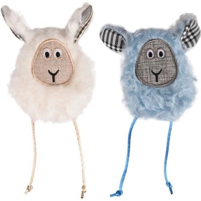 Flamingo hračka pro kočky ovečka 16cm